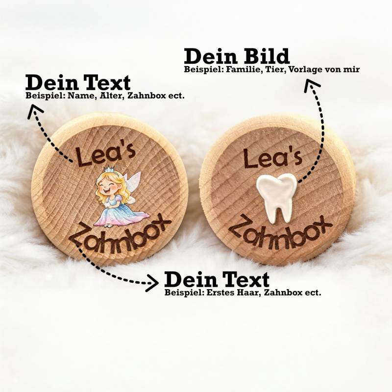 Zahnbox, Zahndose Personalisiert, Individuell Aus Holz Als Geschenk Zur Geburt, Taufe Erinnerung. Erste Locke/Zahn, Erster Milchzahn von Etsy - SelfmadeFromJulia