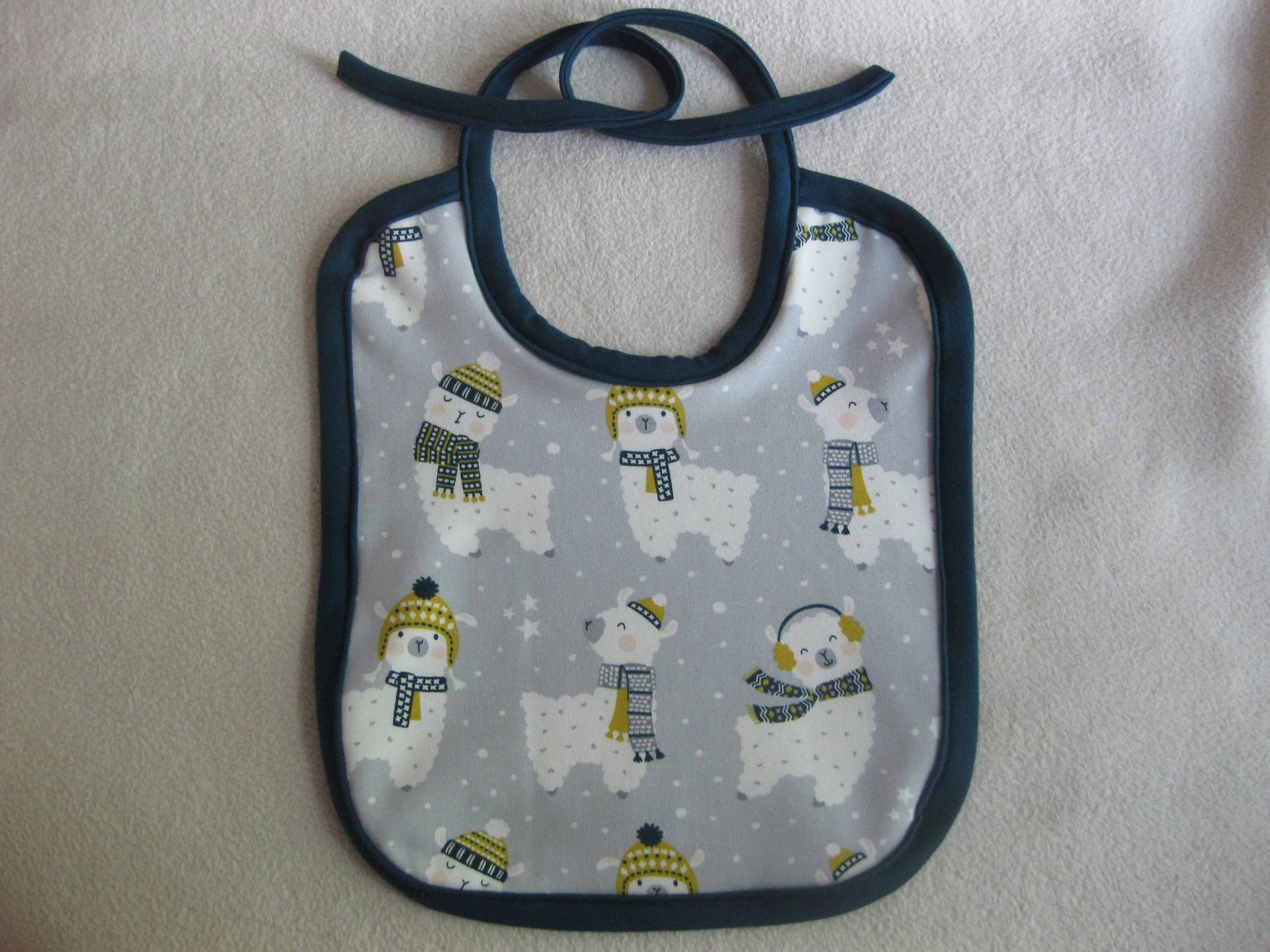 Bio Baby Lätzchen Alpaka, Frottee Rückseite, Kinder, Latz Bio Baby Lätzchen Alpaka, Frottee Rückseite, Kinder, Latz von Etsy - Sembini