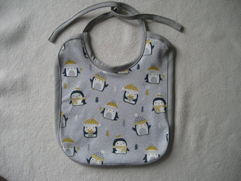 Bio Baby Lätzchen Pinguine, Frottee Rückseite, Latz, Kinder von Etsy - Sembini
