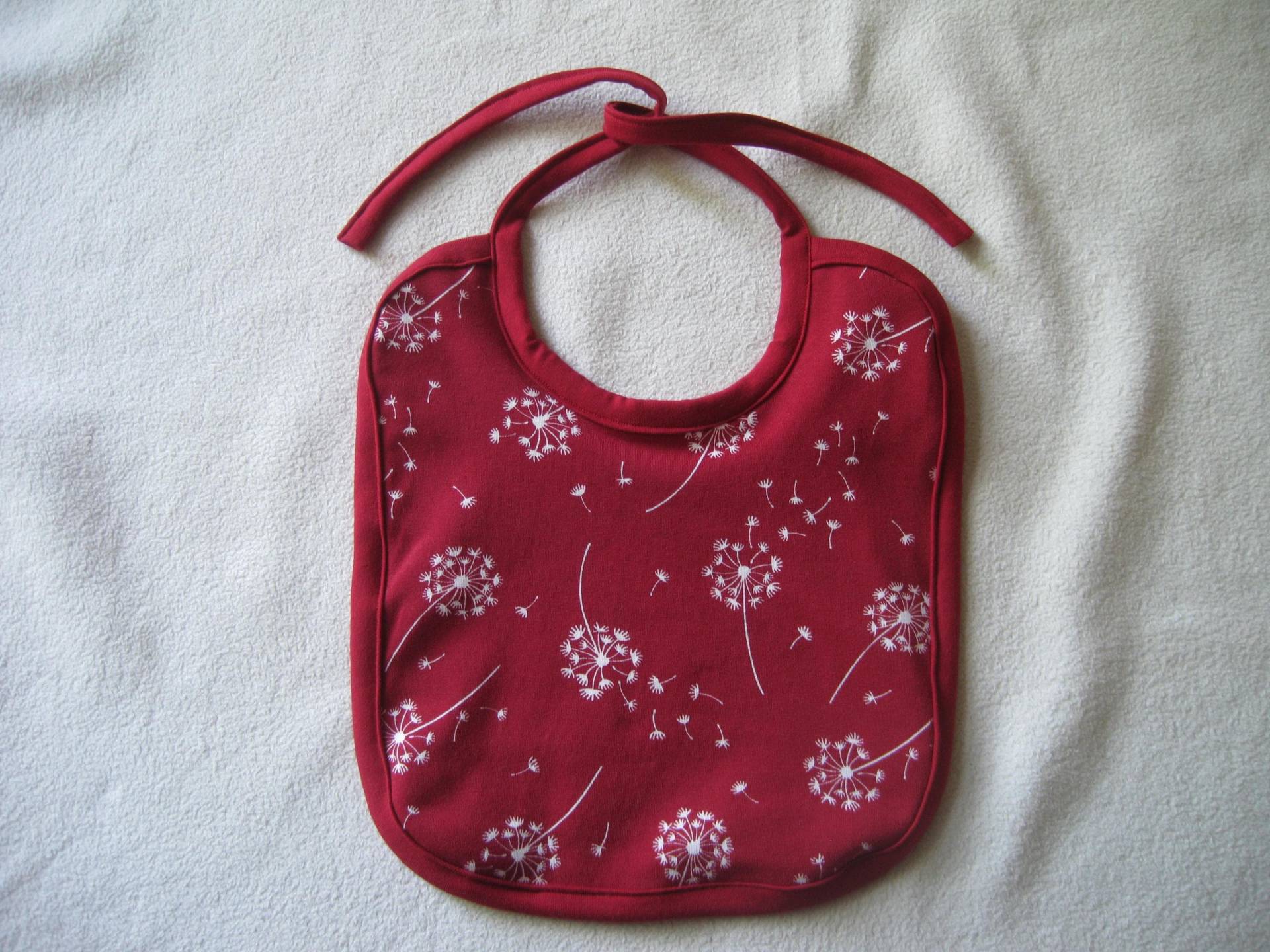 Bio Baby Lätzchen Pusteblumen Rot, Frottee Rückseite, Latz, Kinder Bio Baby Lätzchen Pusteblumen Rot, Frottee Rückseite, Latz, Kinder von Etsy - Sembini