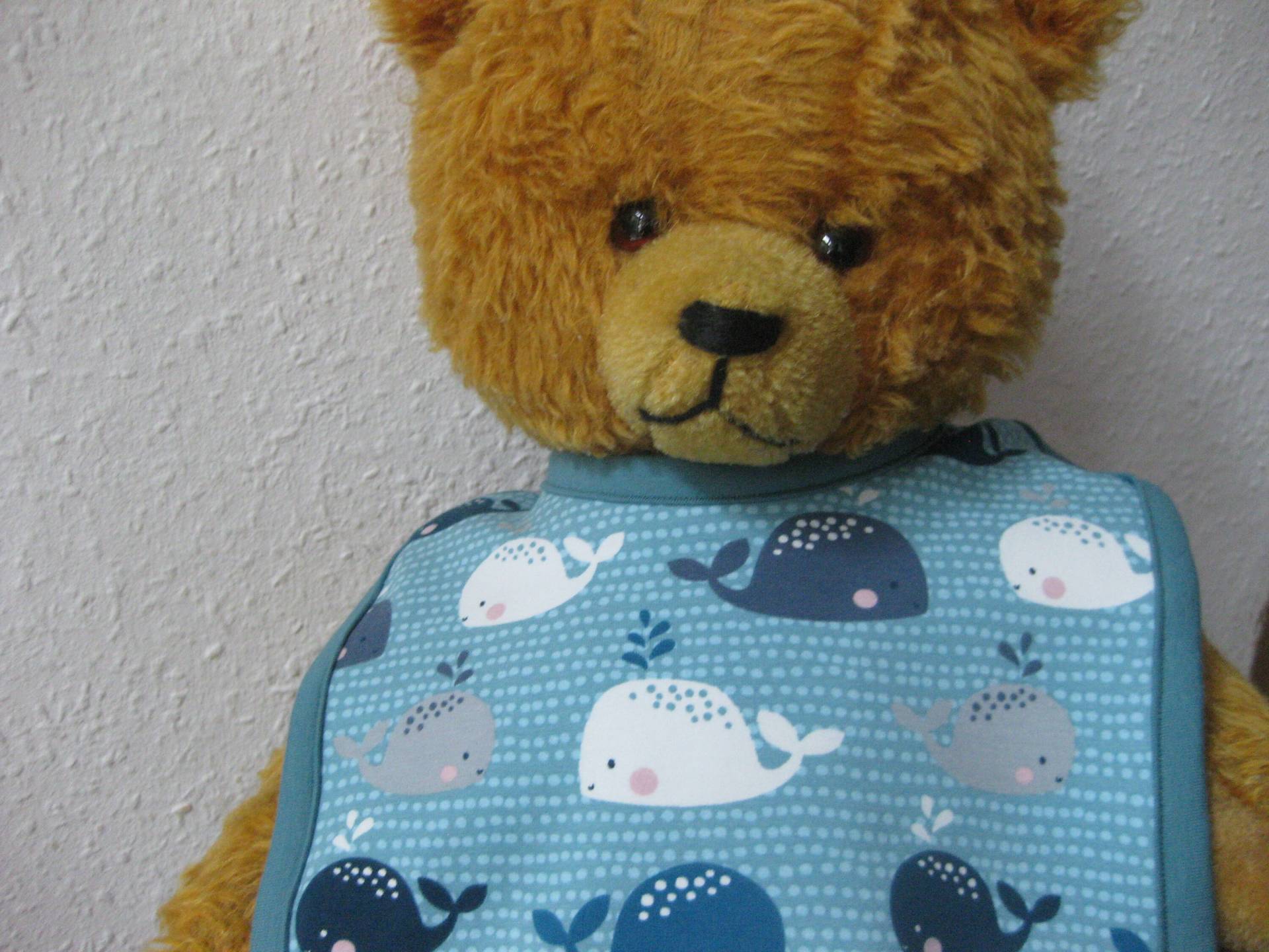 Bio Baby Lätzchen Wale, Frottee Rückseite, Latz, Kinder, Wal, Blau Bio Baby Lätzchen Wale, Frottee Rückseite, Latz, Kinder, Wal, Blau von Etsy - Sembini