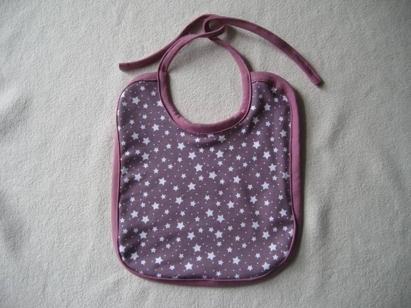 Bio Baby Lätzchen Sterne Orchid, Frottee Rückseite, Latz, Kinder von Etsy - Sembini