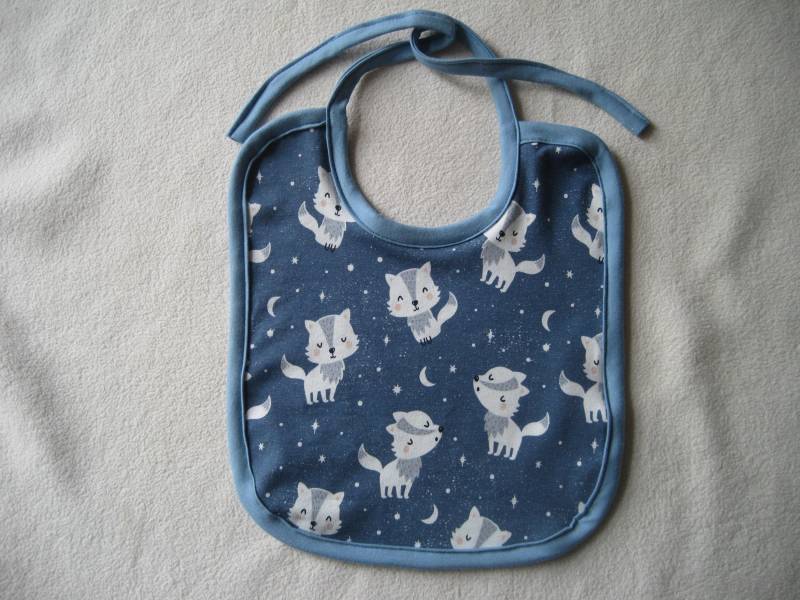 Bio Baby Lätzchen Wölfe, Frottee Rückseite, Kinder, Latz von Etsy - Sembini