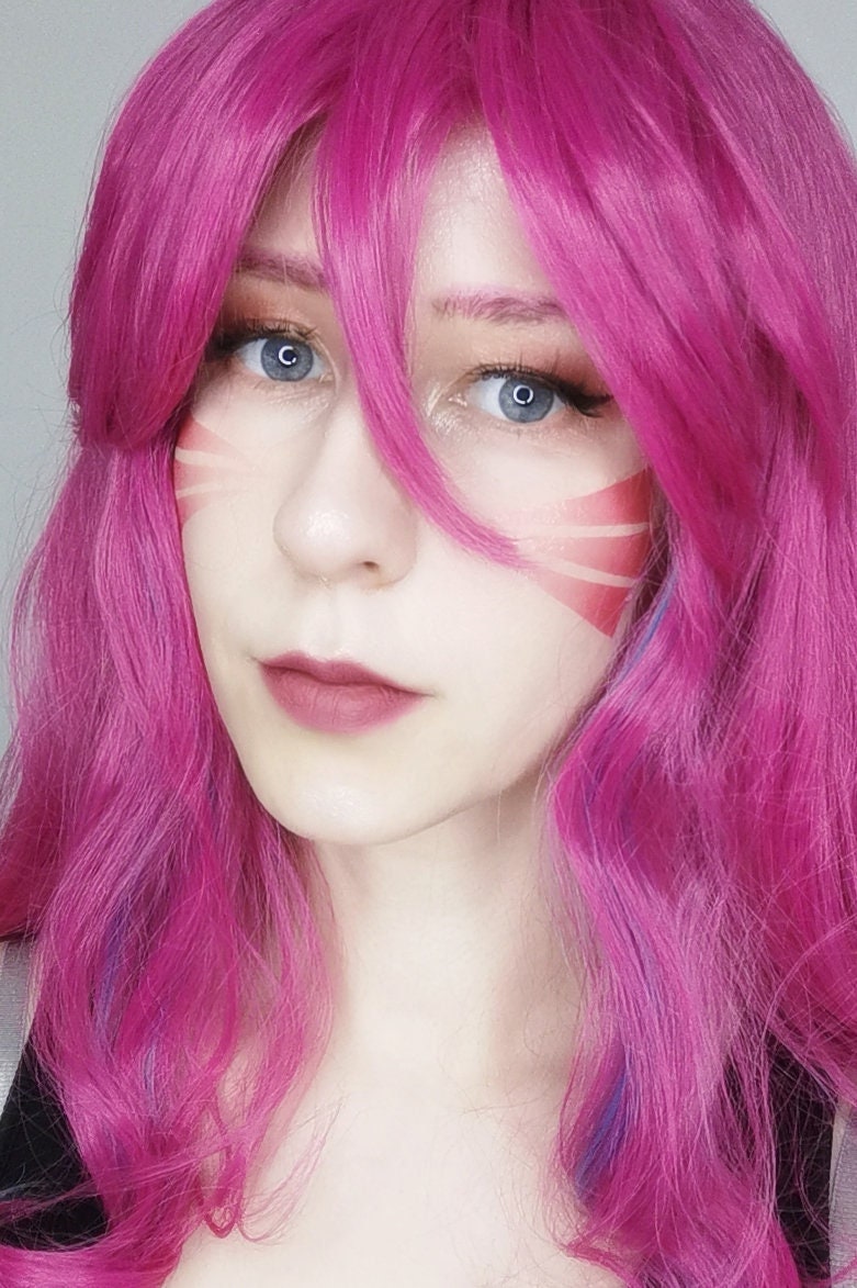 Spirit Blossom Ahri Cosplay Stripes Face Tattoo Lol League Of Legends Spirit Blossom Ahri Cosplay Stripes Face Tattoo Lol League Of Legends von Etsy - Seraphfyr