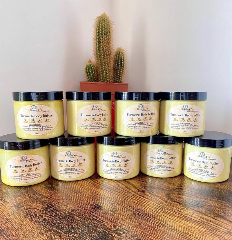 Großhandel Kurkuma Körperbutter/Kurkurma Körperbutter Vegan, Bio, Und Ohne Tierversuche | 200Ml Glas, Verfügbar von Etsy - SereniDsCosmetics