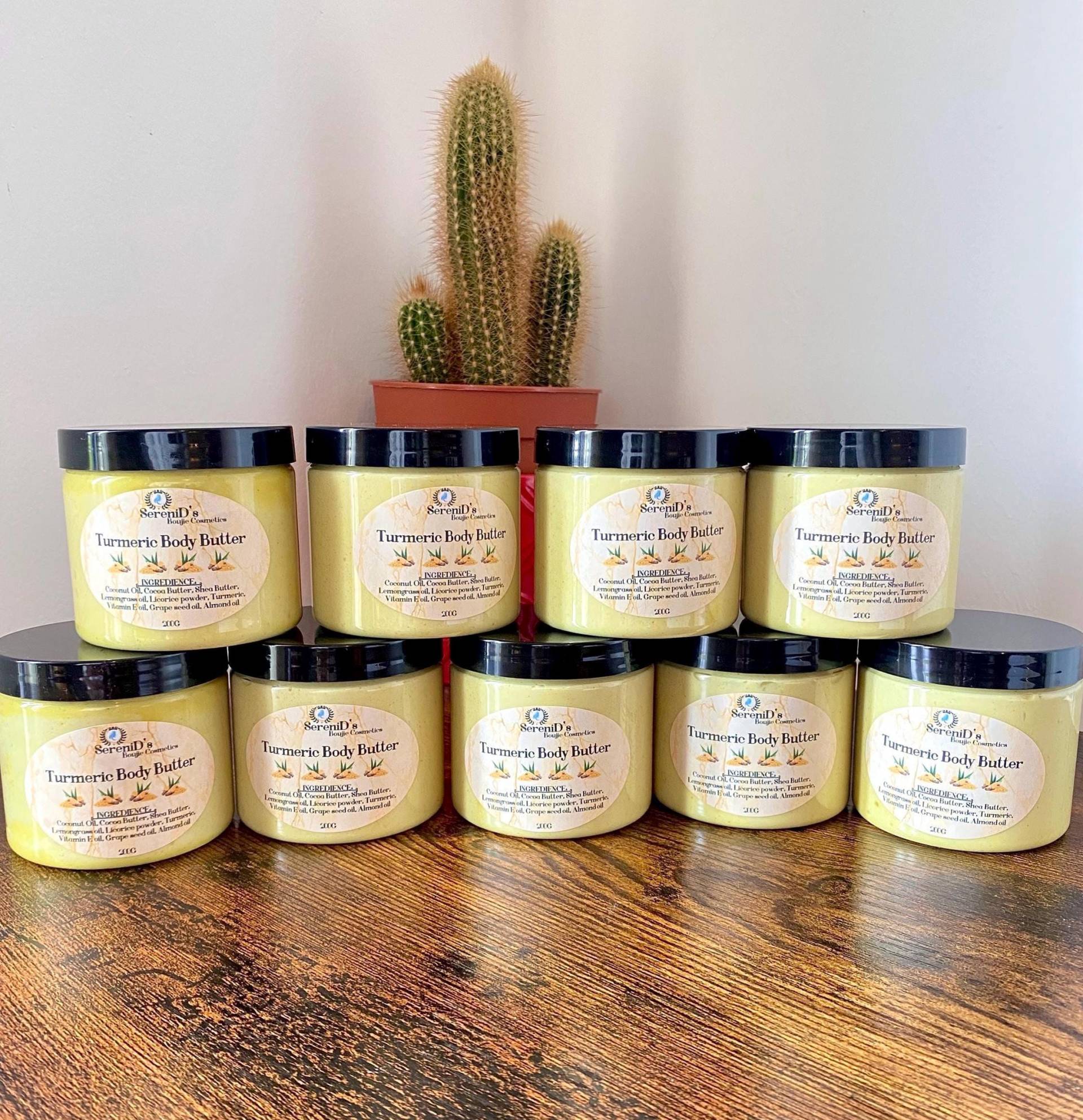 Kurkuma Körperbutter Vegan, Bio Und Ohne Grausamkeit | 200Ml Glas, Großhandel Verfügbar von Etsy - SereniDsCosmetics