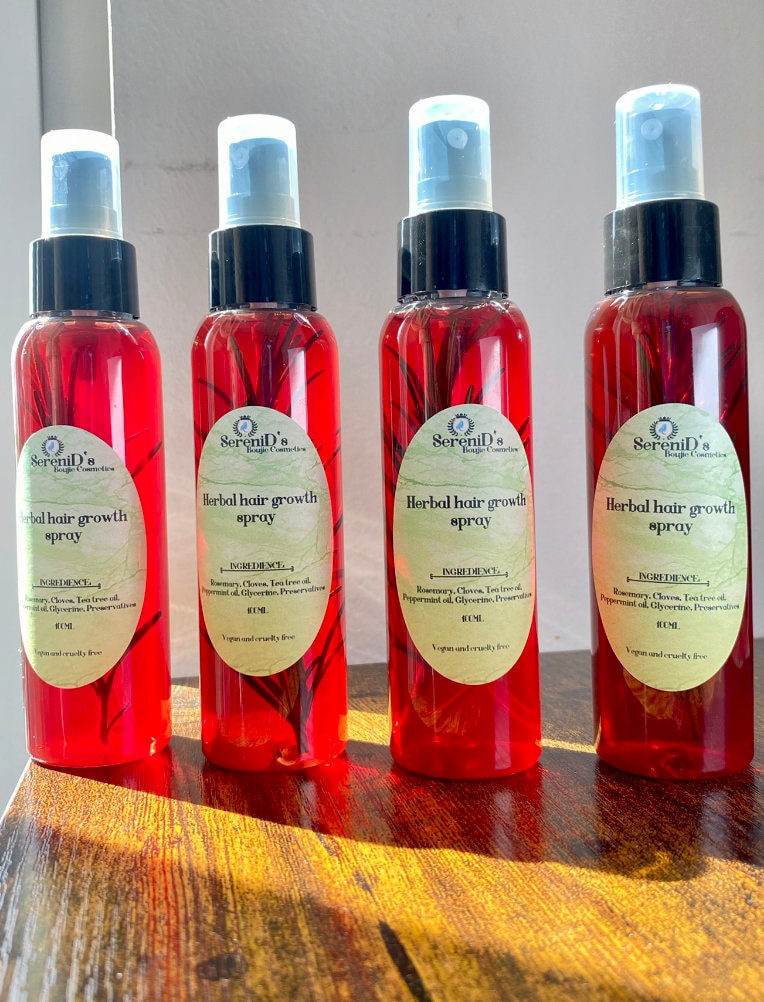 Pflanzliches Haarwuchsspray/Pflanzliches Haarwuchsspray von Etsy - SereniDsCosmetics