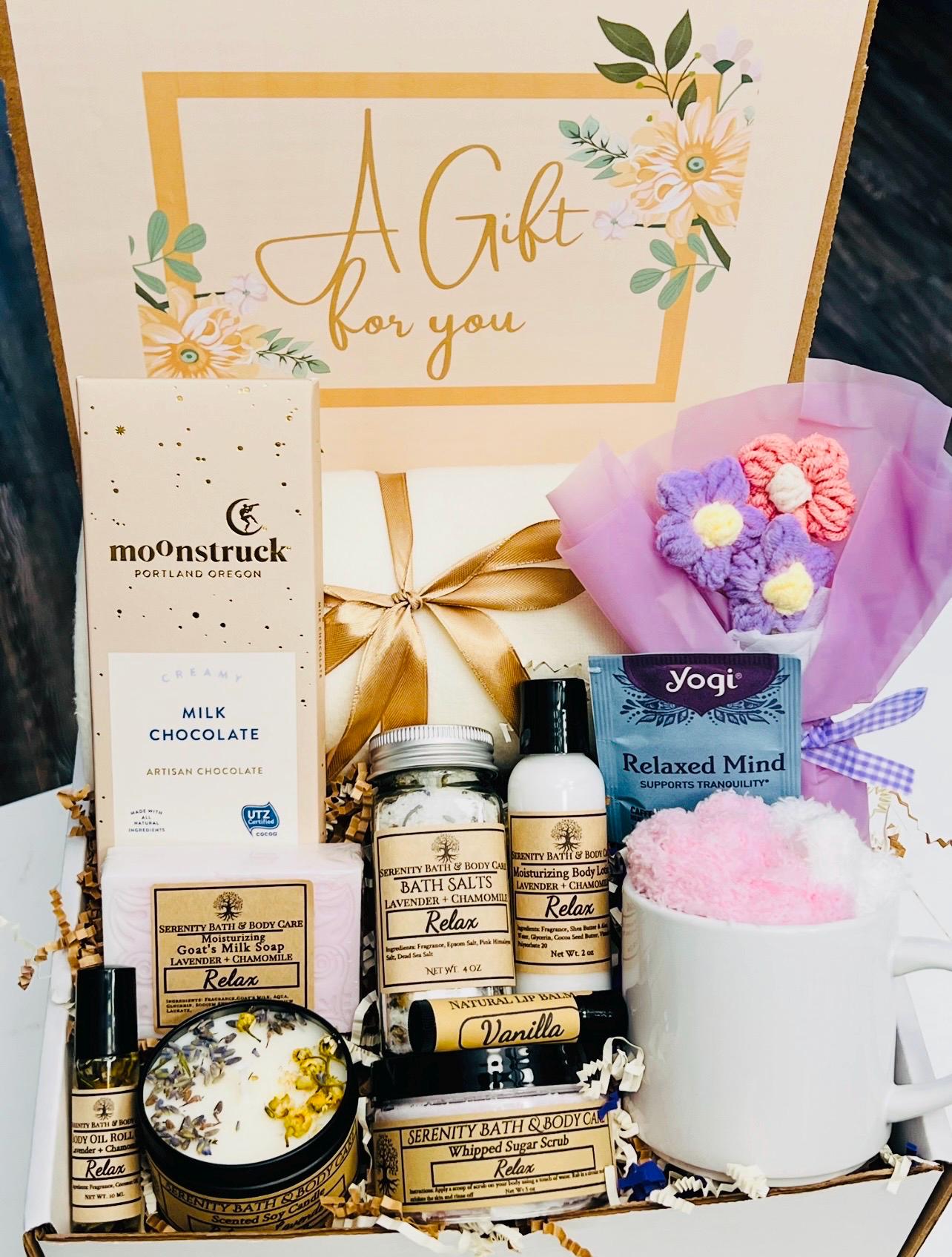 Luxus Sympathy Spa Geschenkbox Für Sie, Denken An Sie Geschenk, Geburtstagsgeschenk Frauen, Self Care Box, Ideales Geschenk Mutter, Mitarbeiterin von Etsy - SerenityBathByTisha