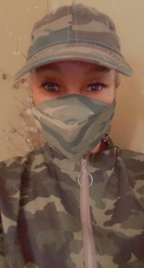 Camouflage 3D Gesichtsmasken, Bester Komfort Über Der Nase, Kein Nebel, Und Atmungsaktiv Camouflage 3D Gesichtsmasken, Bester Komfort Über Der Nase, Kein Nebel, Und Atmungsaktiv von Etsy - SewChicByPamela