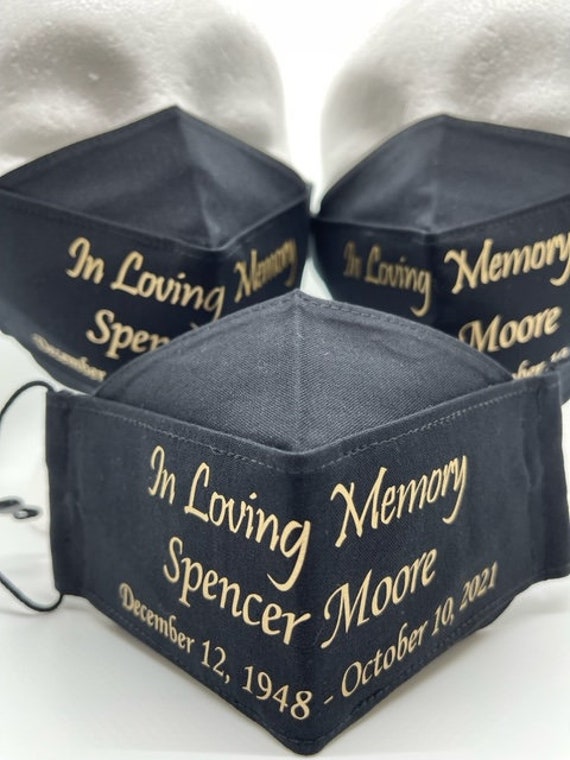 Memorial 3D Gesichtsmasken, Bester Komfort, Kein Nebel, Und Atmungsaktiv von Etsy - SewChicByPamela