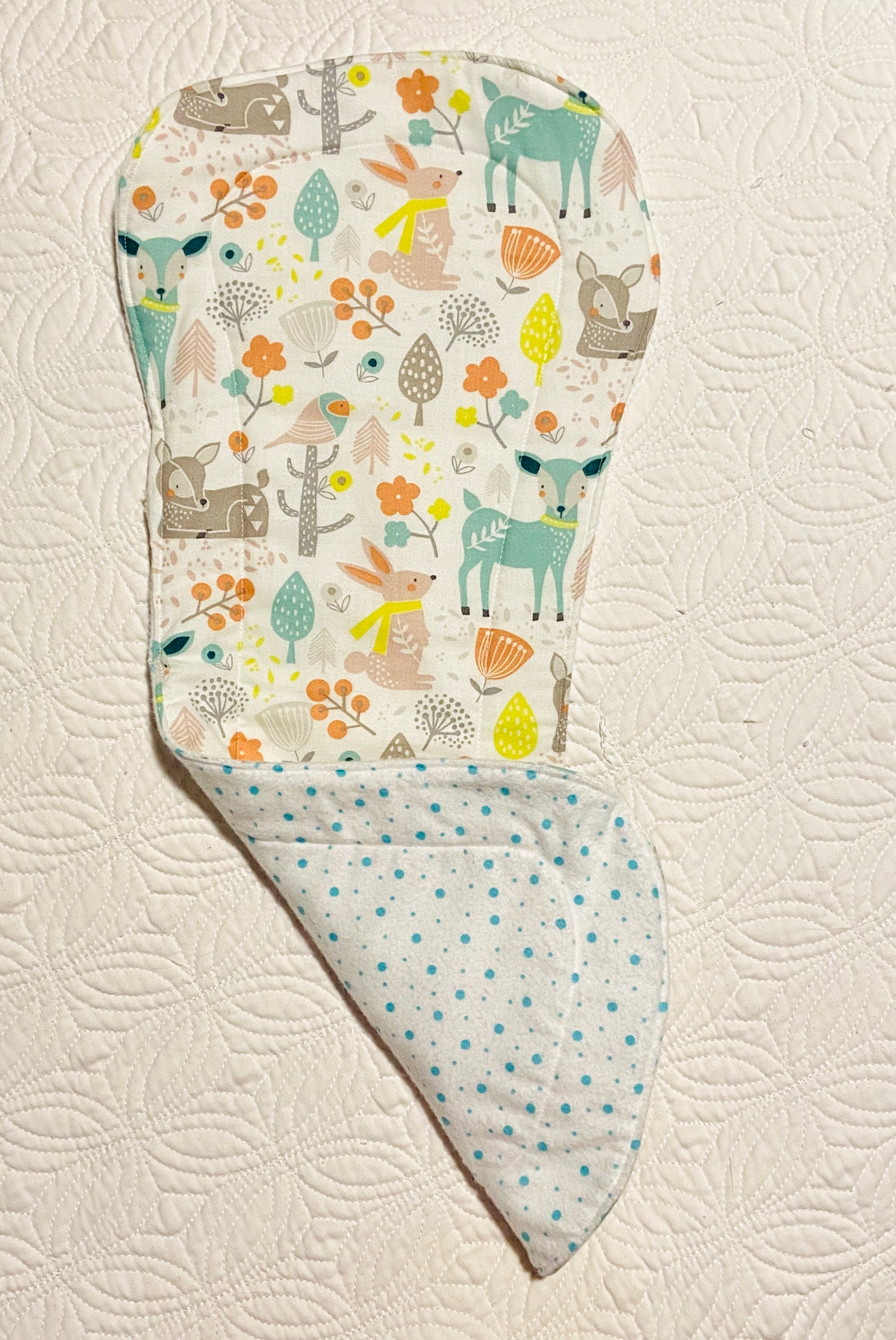 Waldfreunde Baby Spucktuch Waldfreunde Baby Spucktuch von Etsy - SewMuchLovebyShannon