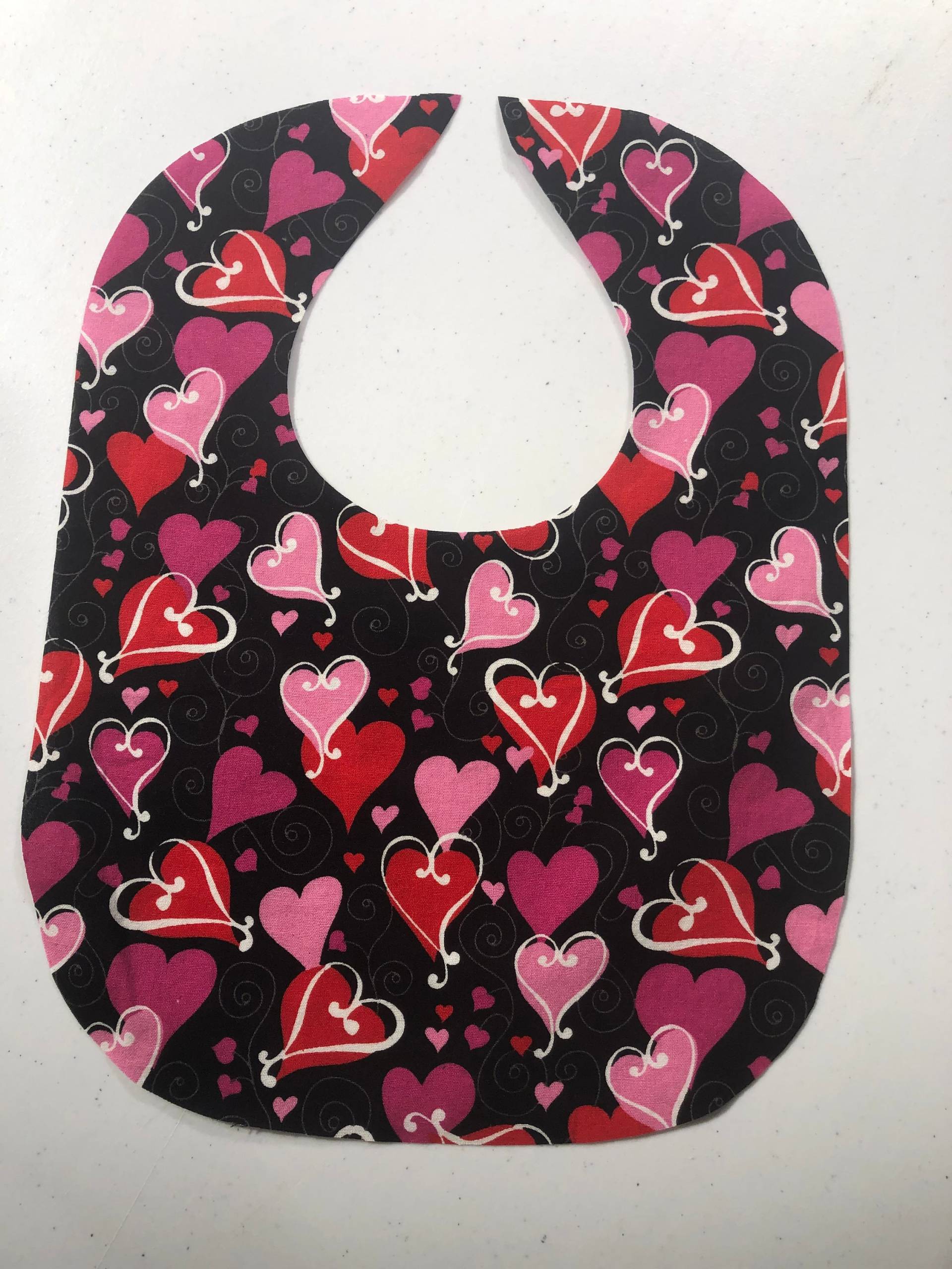 Pink & Red Hearts Lätzchen - Kleinkind Oder von Etsy - SewXcited