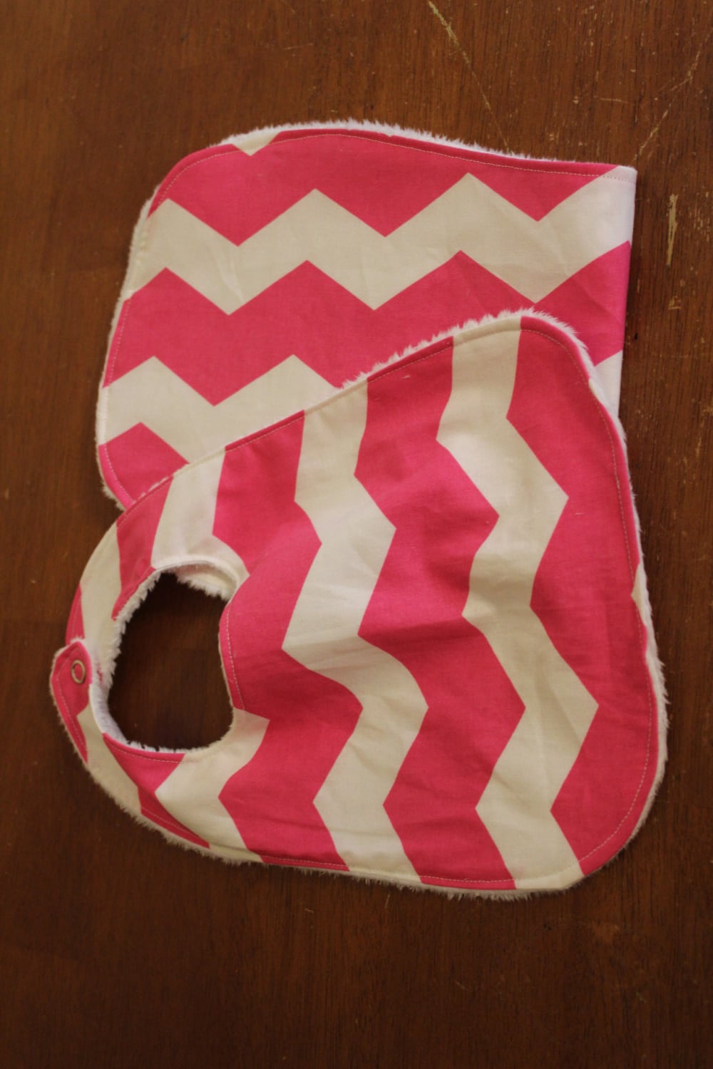 Rosa Lätzchen Chevron Und Rülpsen Tuch Satz von Etsy - Sewmanydeals