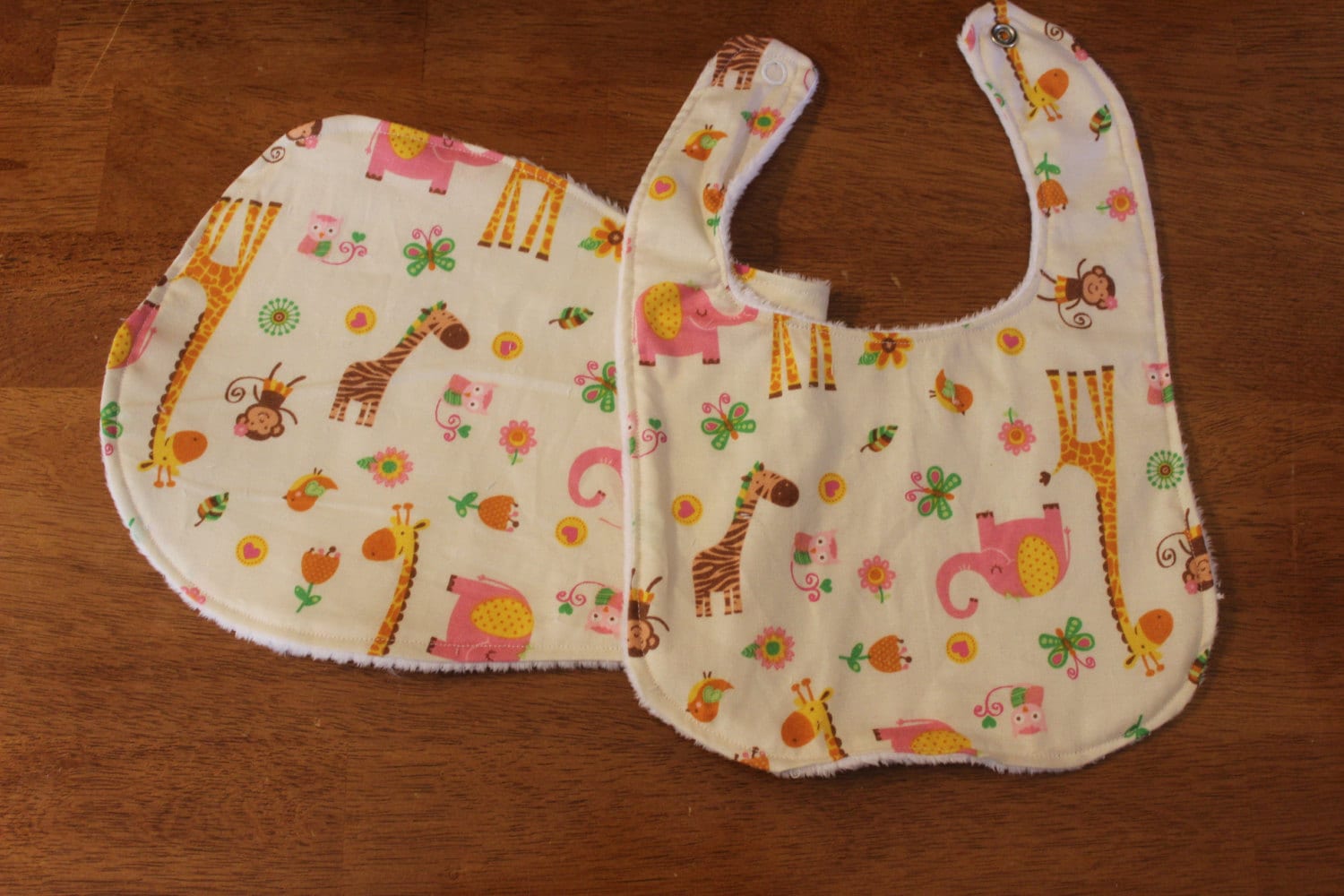 Rosa Lätzchen Giraffe Und Elefant Rülpsen Tuch Satz von Etsy - Sewmanydeals