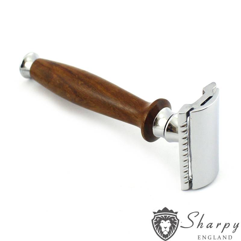 Sharpy De Rasierhobel Doppelkante Holzgriff Rasierer Für Männer + Kostenlose Klingen Und Beutel von Etsy - SharpyCo