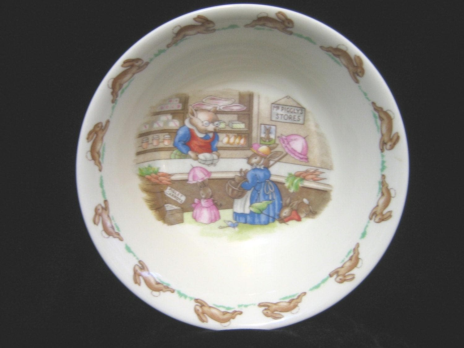 Vintage Bunnykins Müsli Schüssel Mr Piggly's Stores | Sf 14 von Etsy - SharriesLOVECOMFORTS