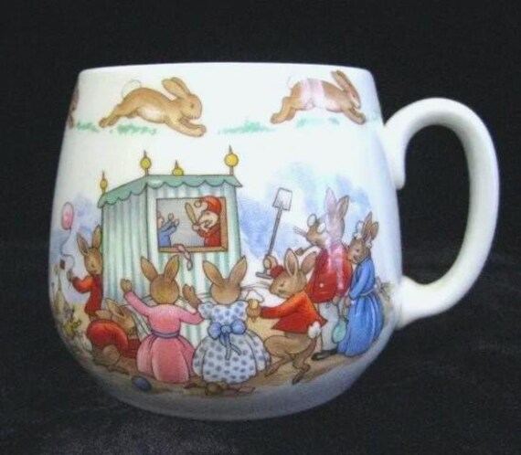 Vintage Bunnykins Punch & Judy Show Ein Henkel Don Becher | Hw136 | Hw136R von Etsy - SharriesLOVECOMFORTS