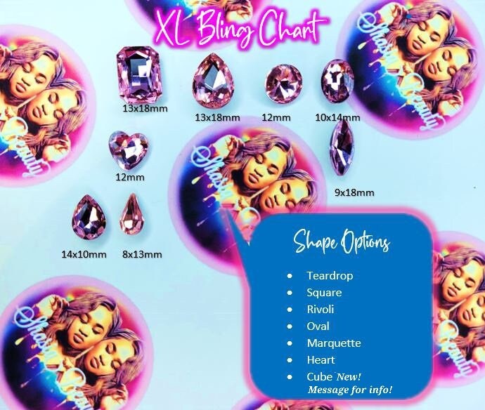 xl 3D Pink Glass Strasssteine/ Nagel Charms/Big Bling/ Baddie Bling Oder 28 Stück Aufbewahrungskoffer xl 3D Pink Glass Strasssteine/ Nagel Charms/Big Bling/ Baddie Bling Oder 28 Stück Aufbewahrungskoffer von Etsy - ShasiaBeauty