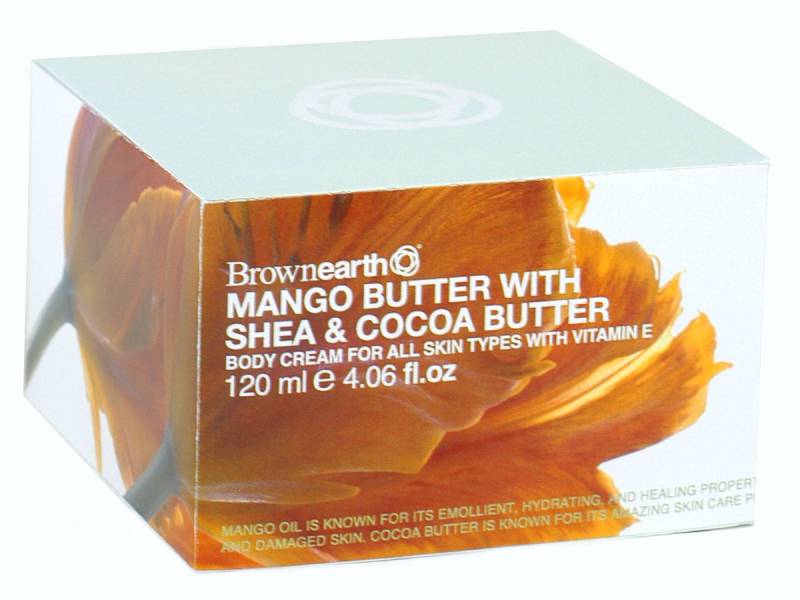 Braune Erde, Mango, Shea & Kakao Körpercreme, 120Mle, Zur Pflege Empfindlicher Und Trockener Haut von Etsy - ShealifeSkincare