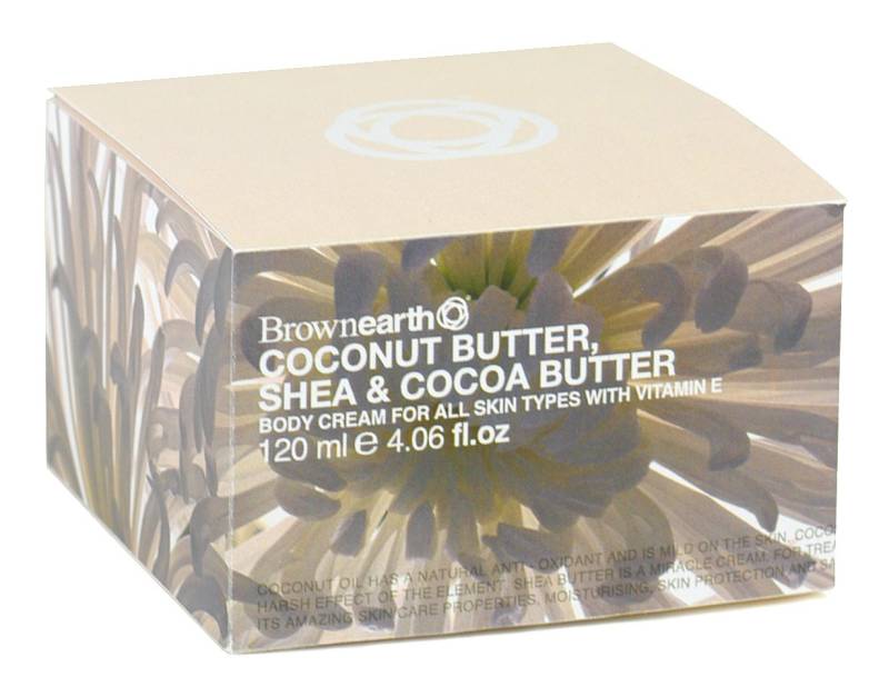 Braunerde, Kokosnuss, Shea & Kakao Körpercreme, 120Mle, Zur Pflege Empfindlicher Und Trockener Haut von Etsy - ShealifeSkincare