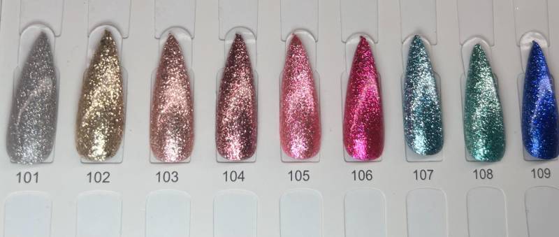 "Wiederverwendbare, Handbemalte "Solid Glitter" -Nägel." von Etsy - SheekNails