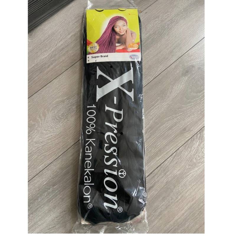x-Pression Hair Braids Flechtverlängerung Wein Dunkelrot Burgund Tiefschwarz 1B Schwarz Super Braid Jumbo 2In1 Pack von Etsy - Sheekonpurpose