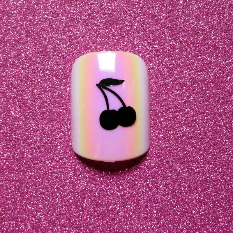 Kirschen Nagel Abziehbilder, Aufkleber, Kunst, Kunst von Etsy - ShellsVinylDecals
