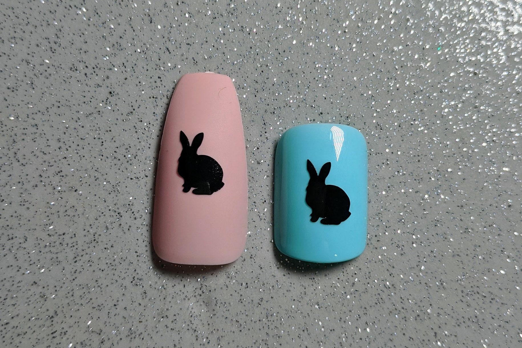 Osterhase Nagel Aufkleber, Hase Kunst, Liebhaber Kunst von Etsy - ShellsVinylDecals