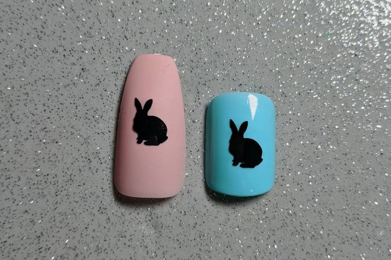 Osterhase Nagel Aufkleber, Hase Kunst, Liebhaber Kunst von Etsy - ShellsVinylDecals
