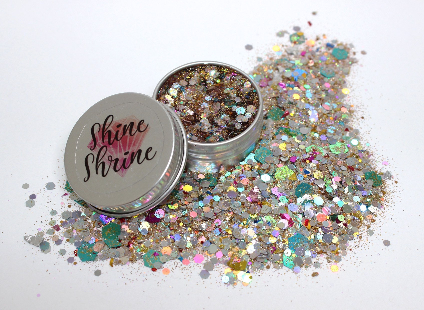 Hidden Gem Festival Glitter Gel Mit Gold, Silber Und Juwel Toned Chunky Für Gesicht, Körper Haare, Lang Anhaltende, Gebrauchsfertiges Aloe Hidden Gem Festival Glitter Gel Mit Gold, Silber Und Juwel Toned Chunky Für Gesicht, Körper Haare, Lang Anhaltende, Gebrauchsfertiges Aloe von Etsy - ShineShrineGlitter