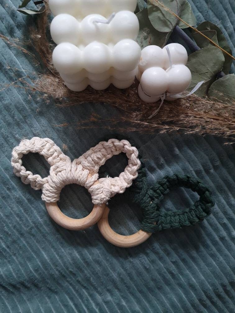 Baby Greifring Makramee Baby Greifring Makramee von Etsy - Shirinis