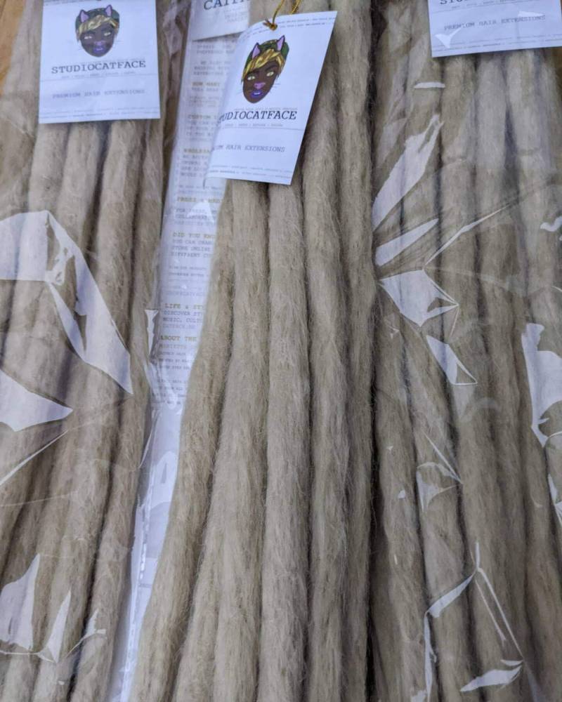 Blonde Große Rough Faux Loks Häkeln Zöpfe 24 Zoll Catface Haar von Etsy - ShopCatface