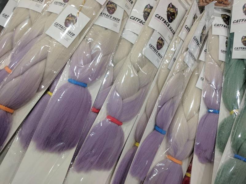 Blonde Lilac Ombre - 16 Zoll Katzenhaare von Etsy - ShopCatface