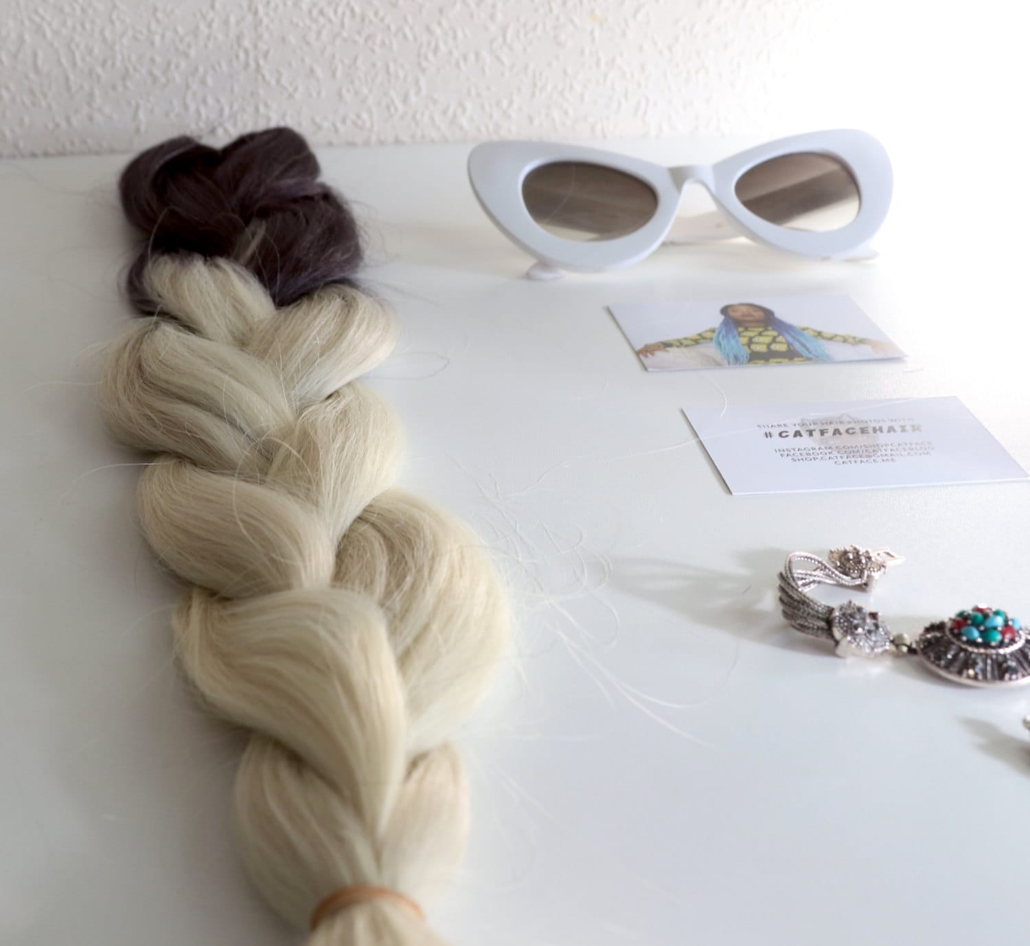 Braun Blonde Ombre Flechthaar #catfacehair Hair Extensions Zöpfe Ropetwists von Etsy - ShopCatface