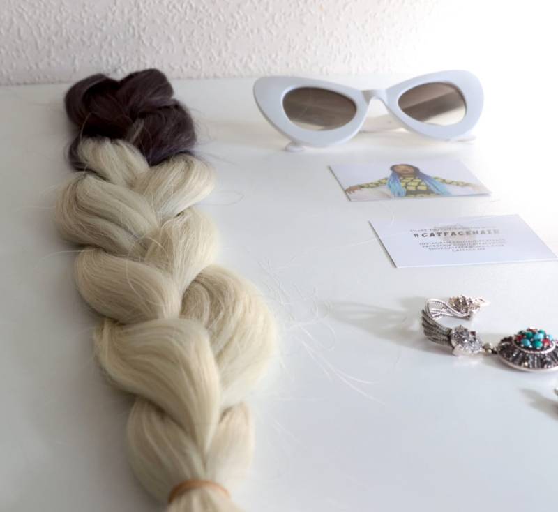 Braun Blonde Ombre Flechthaar #catfacehair Hair Extensions Zöpfe Ropetwists von Etsy - ShopCatface