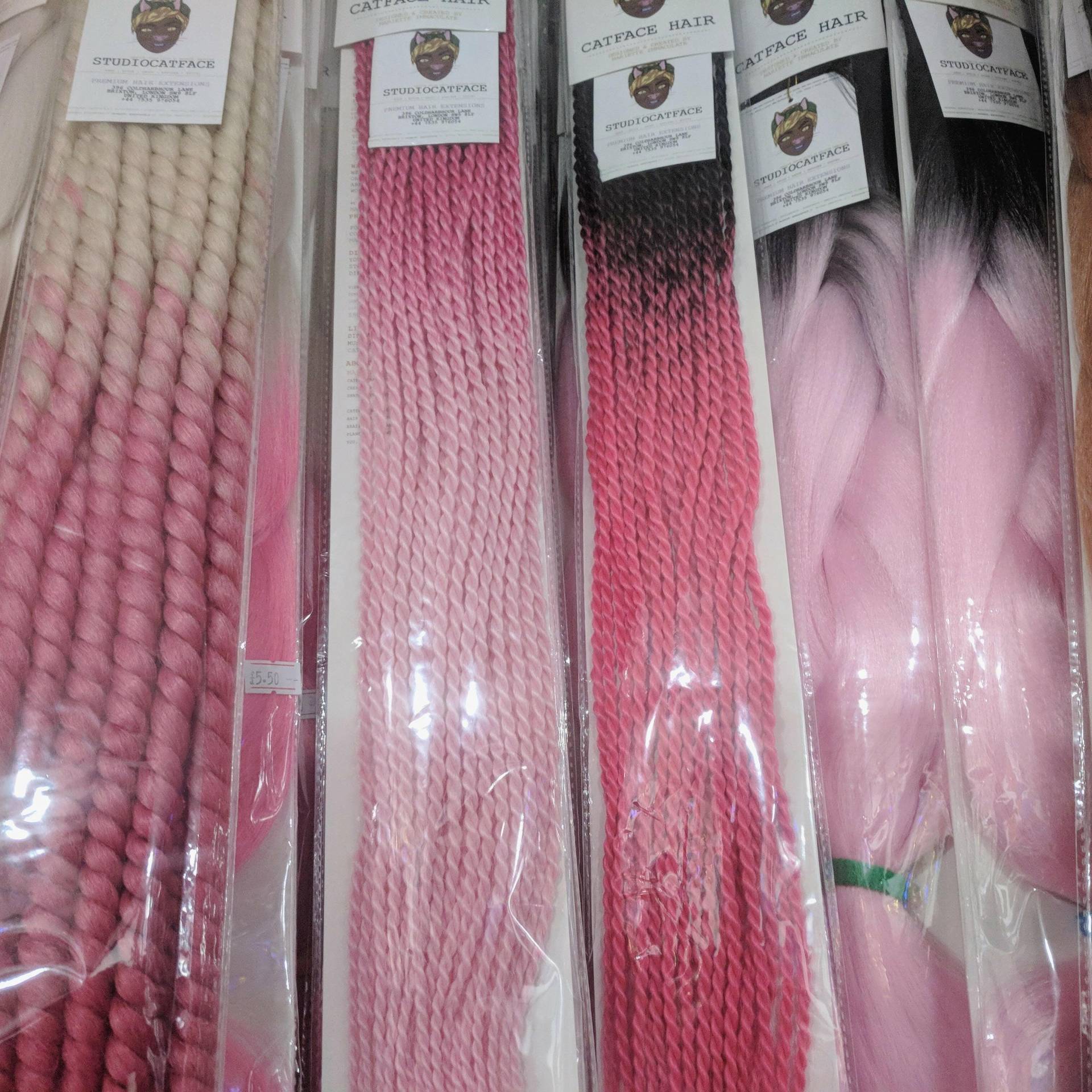 Bubble Gum Pink Kleine Rope Twists Häkelborte 24 Zoll von Etsy - ShopCatface