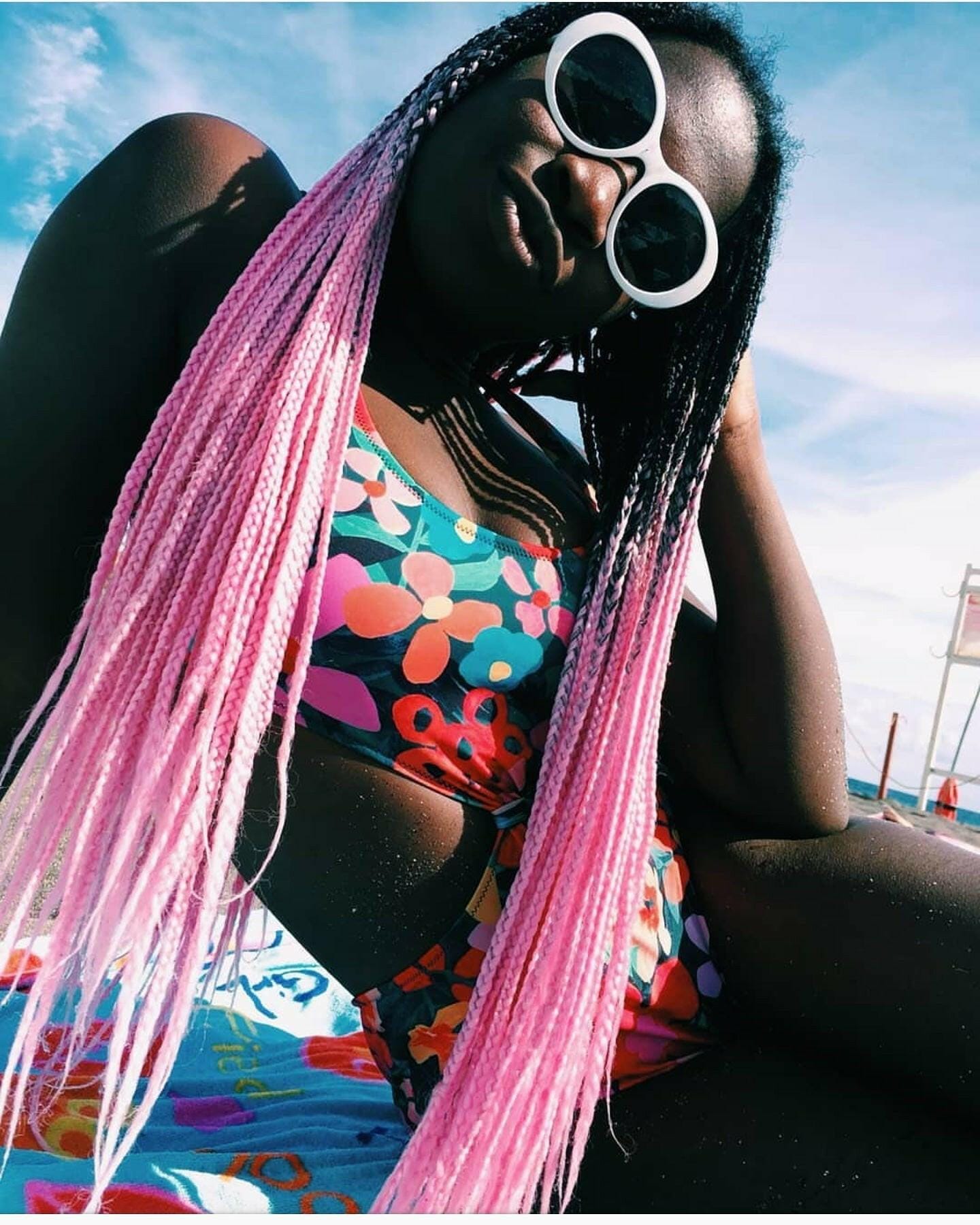 Catface Haar Schwarz Bubble Gum Pink Ombre Jumbo Flechthaar Catface Haar Schwarz Bubble Gum Pink Ombre Jumbo Flechthaar von Etsy - ShopCatface