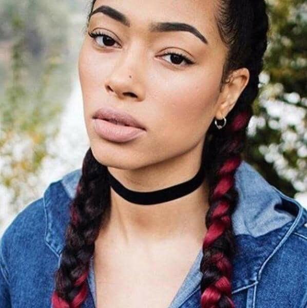 Catface Haar Schwarz Burgund Ombre Jumbo Braiding Haarverlängerungen Gehäkelte Zöpfe Ropetwist Boxbraids von Etsy - ShopCatface