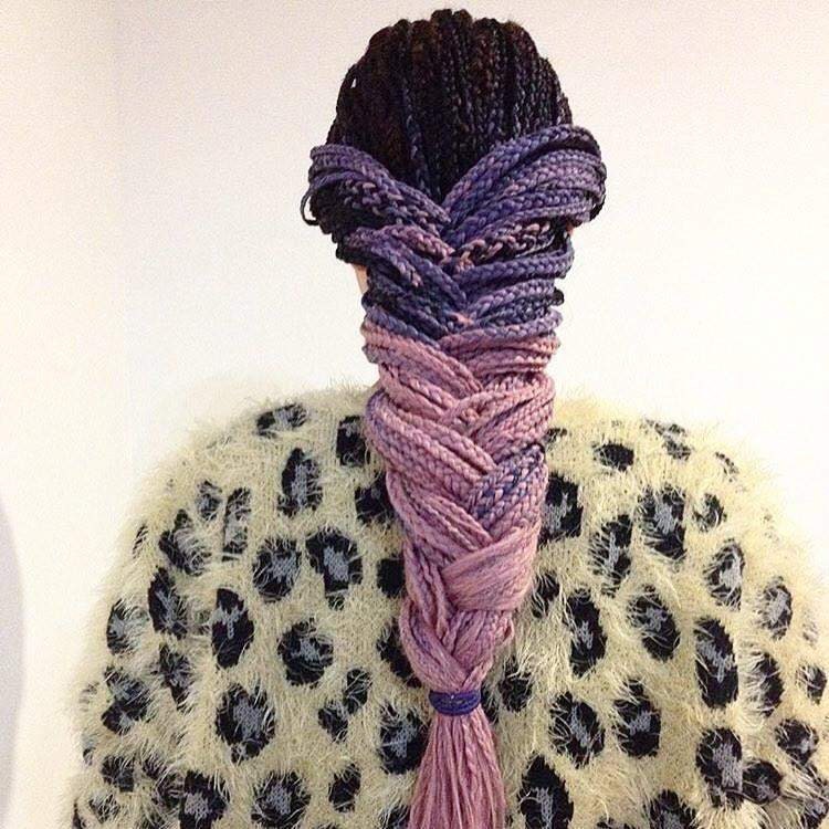 Catface Haar Schwarz Kissin' Rosa Ombre Jumbo Flechten Haarverlängerungen Häkeln Zöpfe Ropetwists Boxbraids von Etsy - ShopCatface