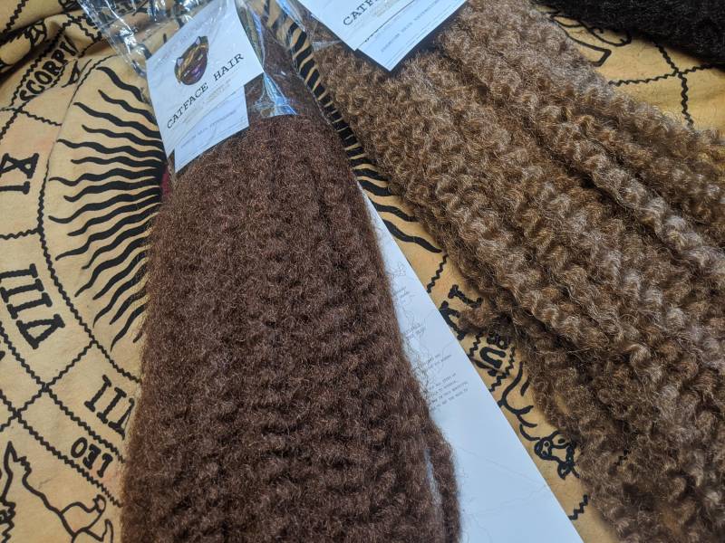 Catface Marley Braid Haar - Warmer Brownie | Gehäkelte Zöpfe Künstliche Loks von Etsy - ShopCatface