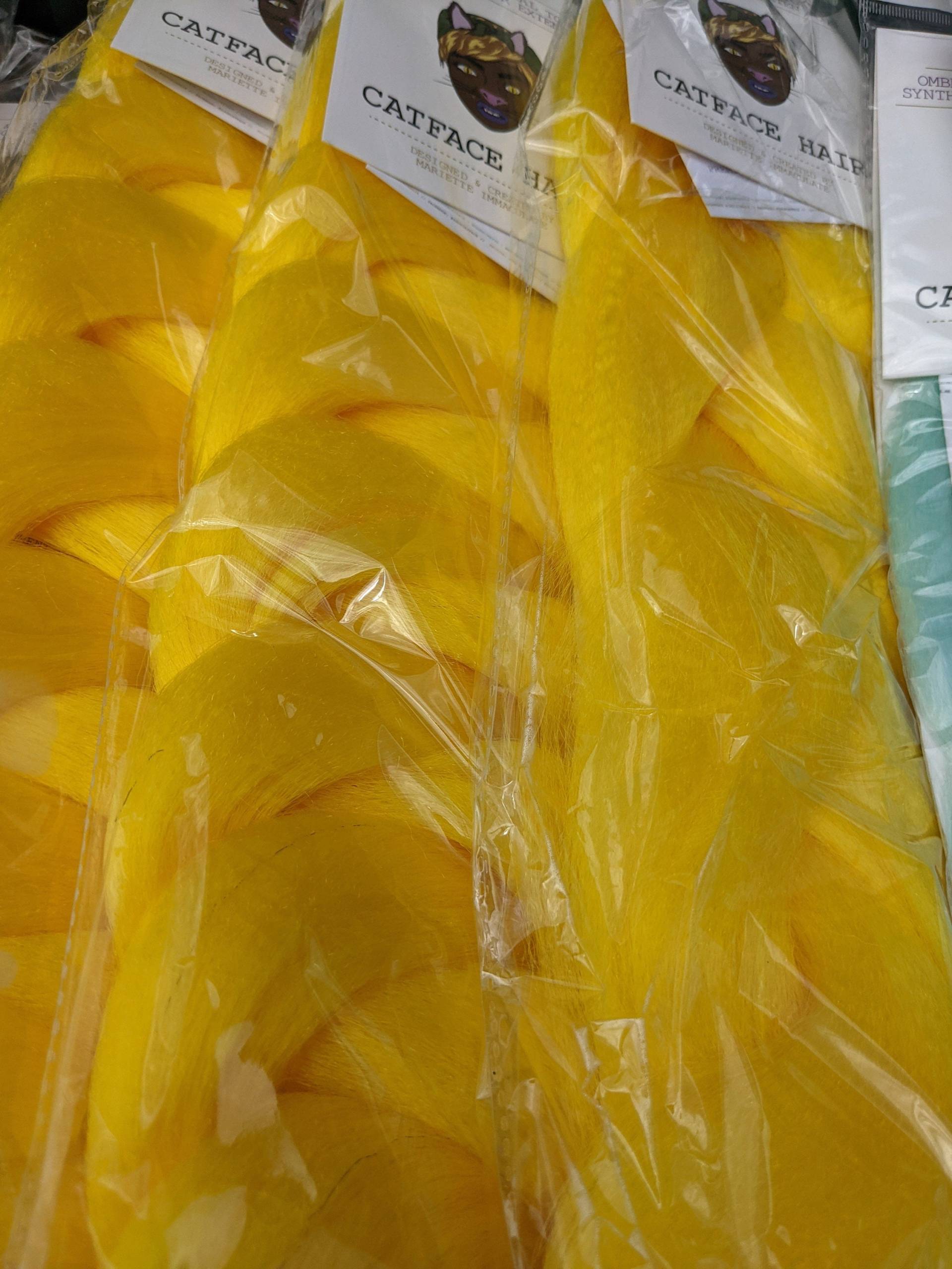 Gelbes Flechthaar 34 Zoll Große Packung Gelbes Flechthaar 34 Zoll Große Packung von Etsy - ShopCatface