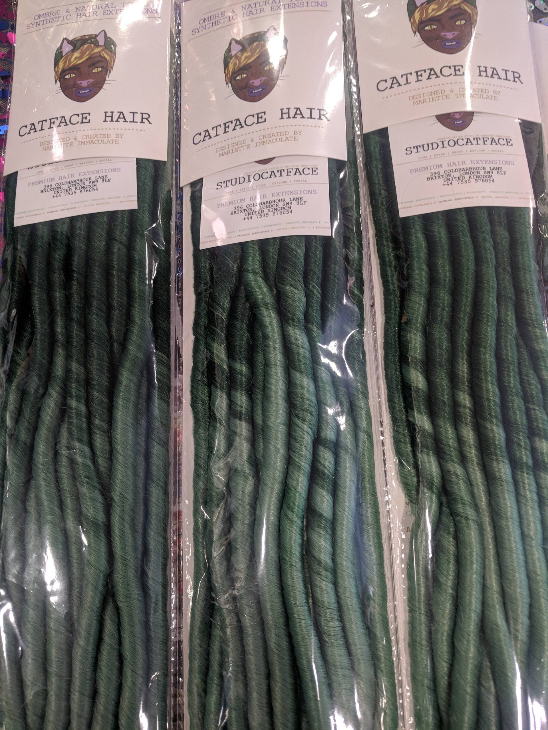 Grüne Süßigkeiten Faux Locs | Häkeln Zöpfe, Dreads von Etsy - ShopCatface