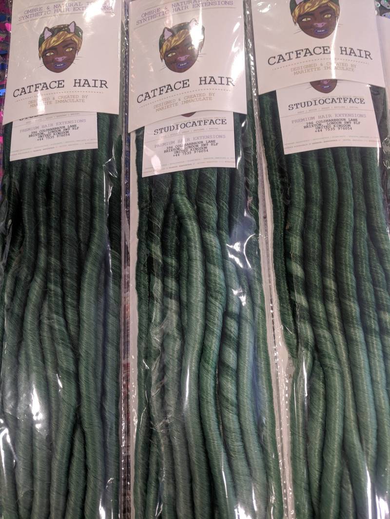 Grüne Süßigkeiten Faux Locs | Häkeln Zöpfe, Dreads von Etsy - ShopCatface