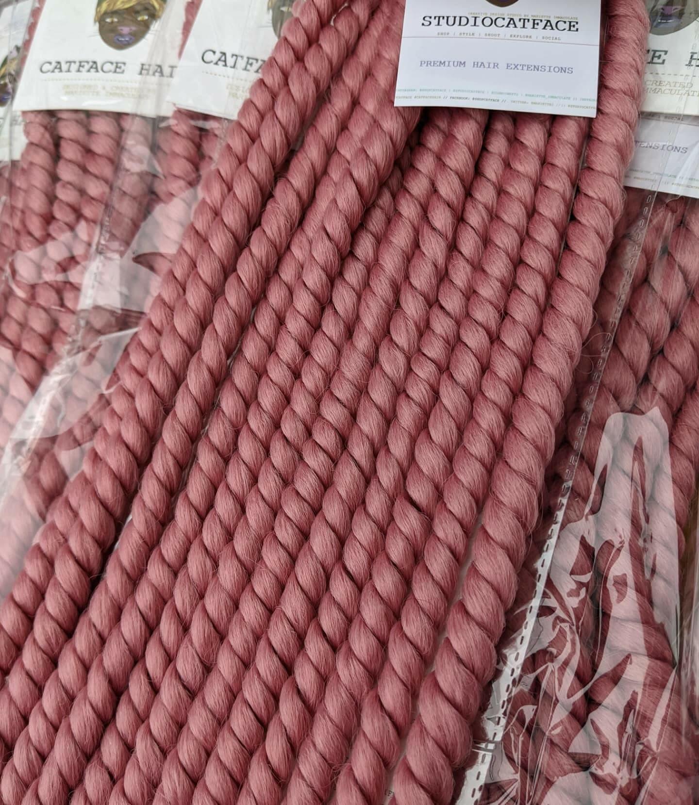 Pastel Pink One Ton Große Stricken 24 Zoll Catface Haar von Etsy - ShopCatface