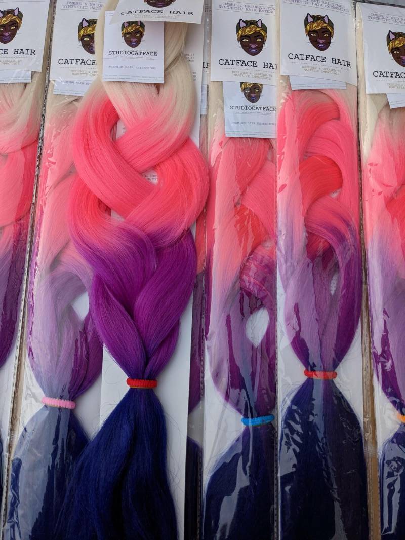 Sea & Berry Blonde - Vierfarbige 24-Zoll-Katzenhaare von Etsy - ShopCatface