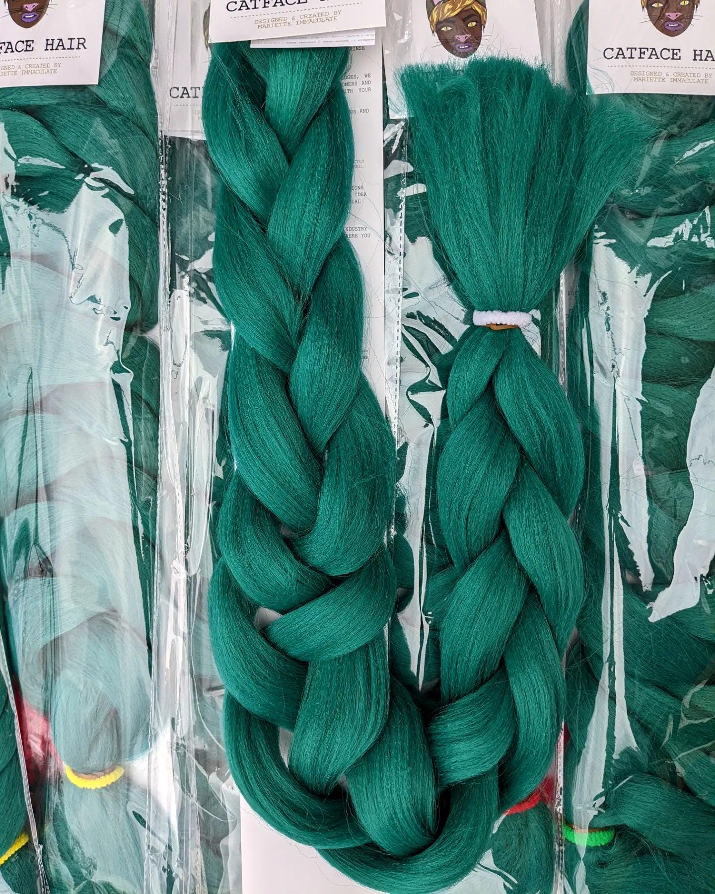 Smaragdgrün Einfarbig Flechthaar 42 Zoll Großpackung 165G von Etsy - ShopCatface