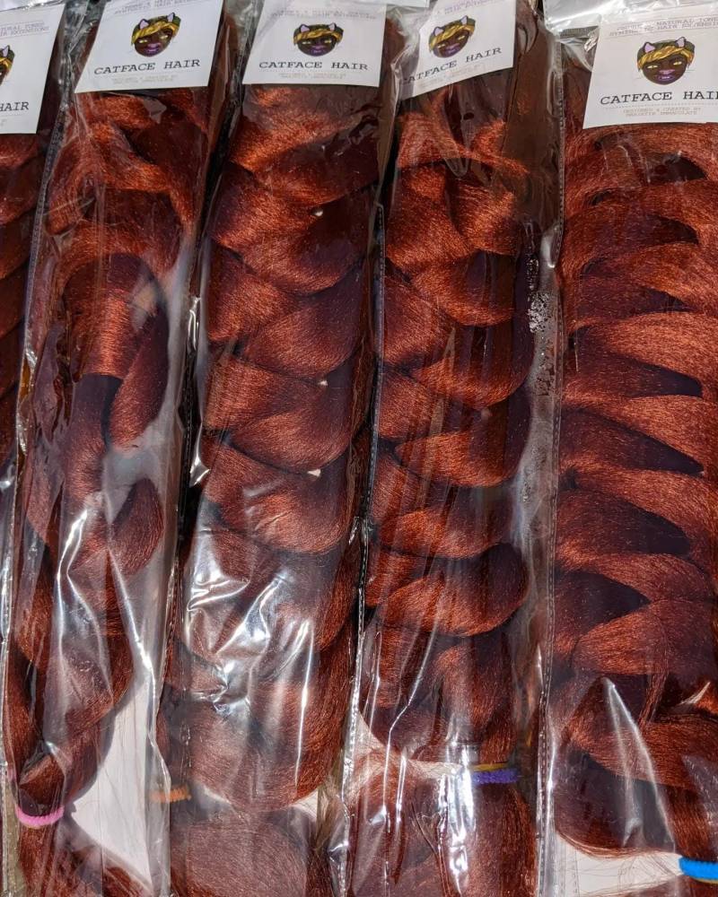 Soft Ginger Braiding Haar 34 Zoll Große Packung Catface-Haar von Etsy - ShopCatface