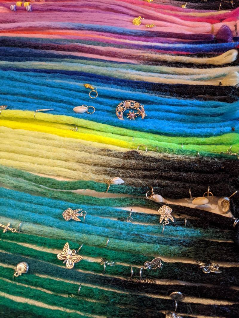 Waldgrüne Dreadlocks Mit Gleichmäßigem Farbverlauf Und Ombre | Dreadlocks Häkeln 24 Zoll Catface Haar von Etsy - ShopCatface