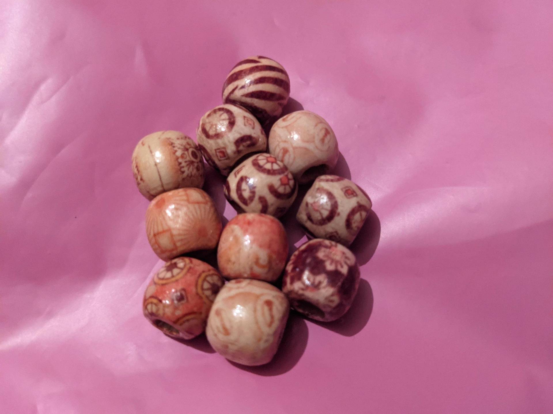 studio Catface Haar Charms Dread Loc Perlen - Holz Blumen von Etsy - ShopCatface
