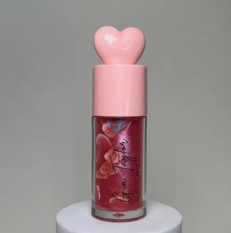 Pink Cherry Valentines Gloss | Rosa Lipgloss Veganer Lipgloss, Nicht Klebrig, Feuchtigkeitsspendend Valentinstag von Etsy - ShopGiaTaylor